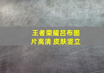 王者荣耀吕布图片高清 皮肤竖立